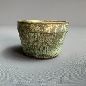 Svícen green glass small