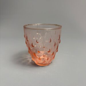 Svícen růžový pink glass tears