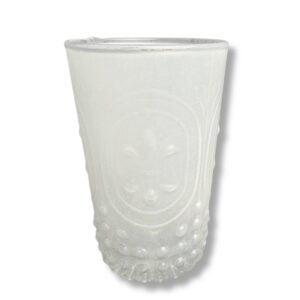 Svícen na čajovou svíčku MILK fleur de lis