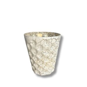 Svícen mercury/gold milk gold glass